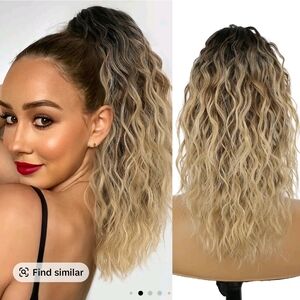Wavy Ombre Blonde Hair Extension